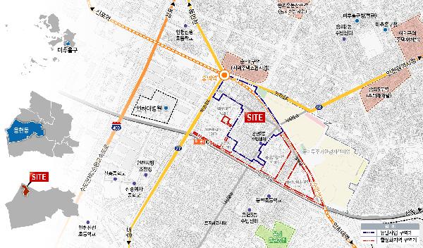 191008_(재생사업처)_국토교통부_공공기관제안형_뉴딜사업_선정(비룡공감_2080)_위치도.jpg 이미지