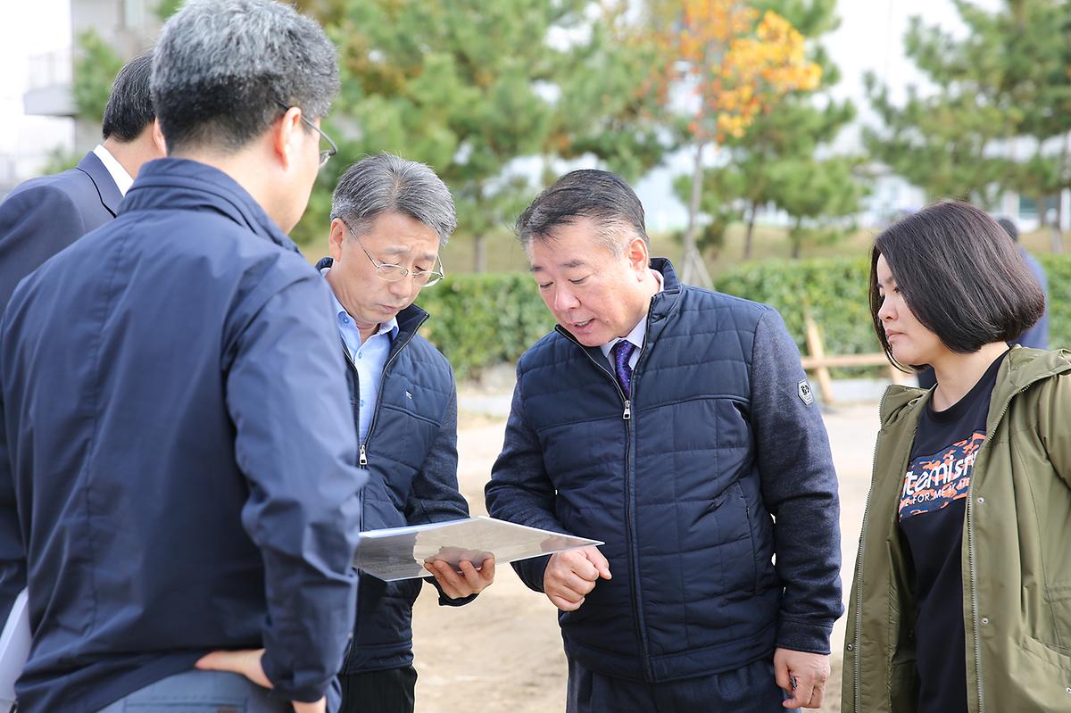 박인서 사장 사업지구 현장 방문 사진