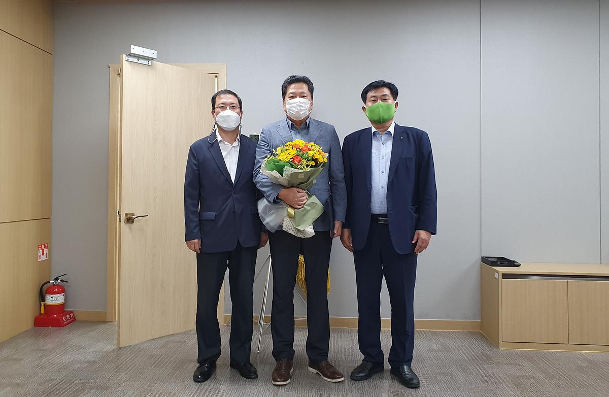 2021 상반기 지방공기업 신속집행 유공 표창수여식 사진