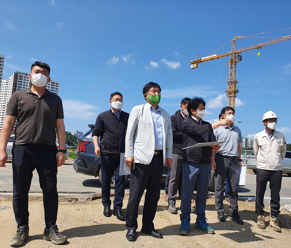 검단신도시 입주종합상황실 및 현장(저류지, 나진포천) 방문 사진