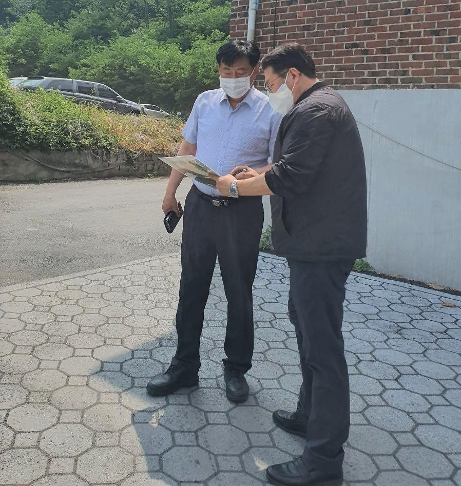 십정 무허가건물 안전점검 사진