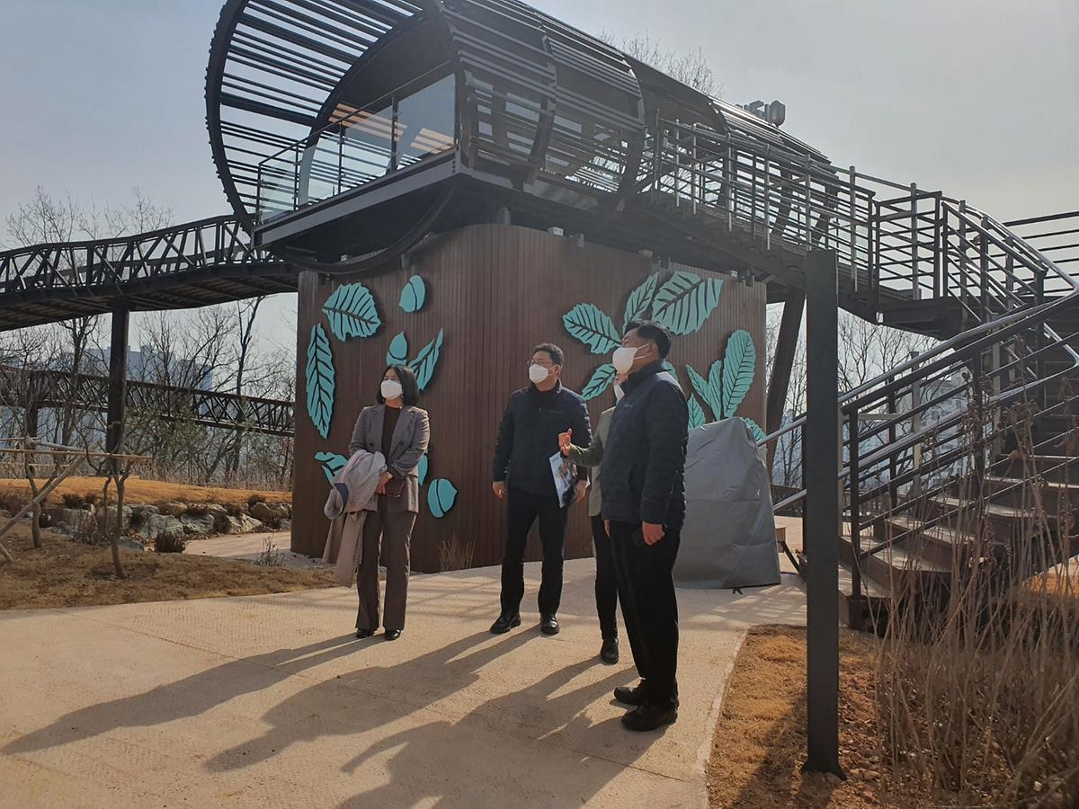 검단신도시 근린공원 및 시설물 설치현황 점검 사진