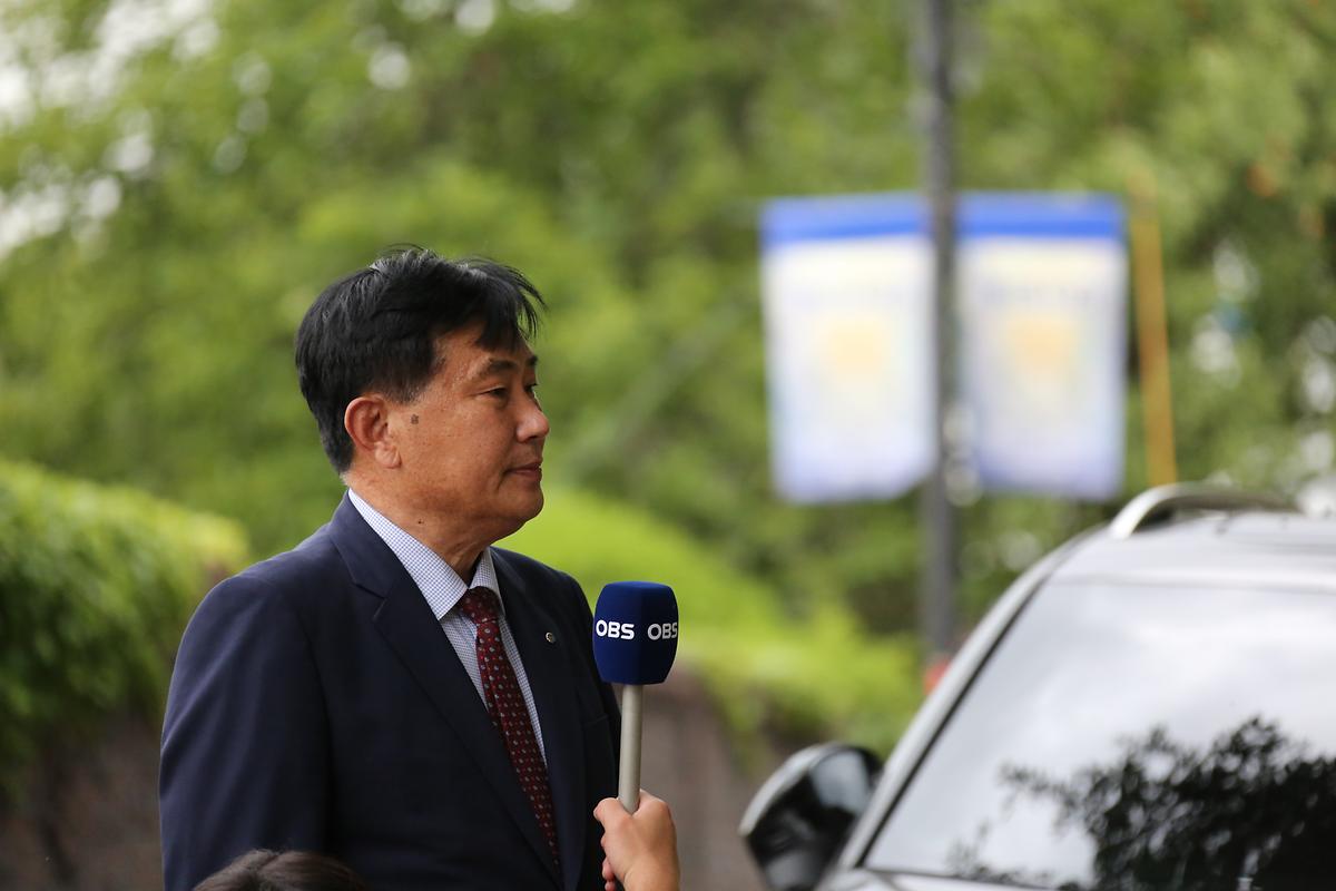OBS 인터뷰  사진