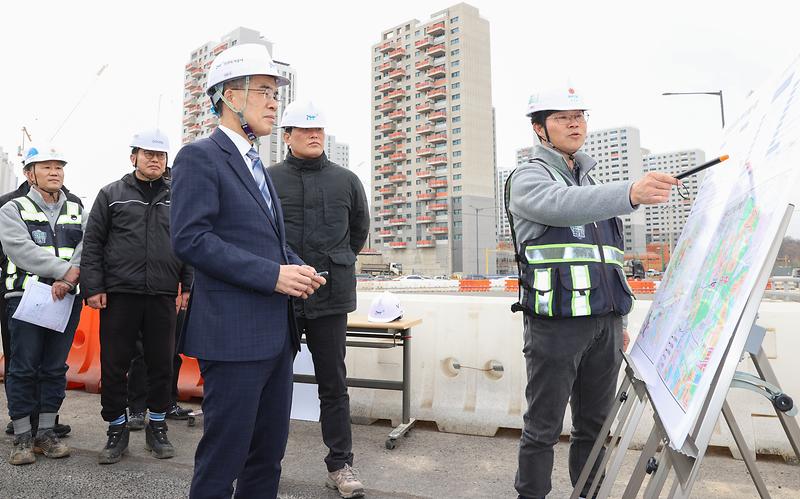 2026년 해빙기 건설현장 안전점검 실시 사진