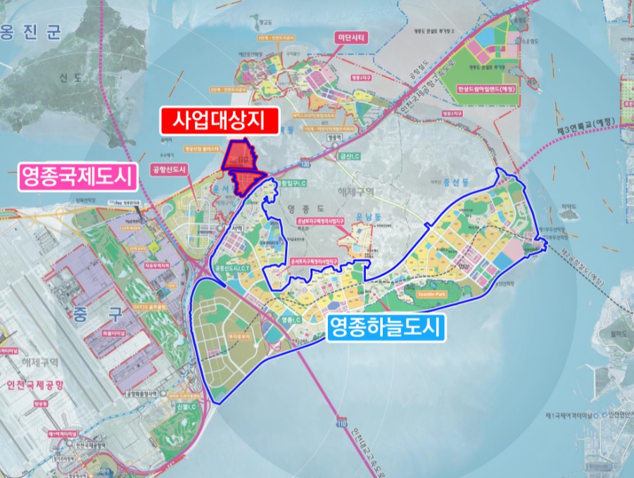 영종지구 위치도